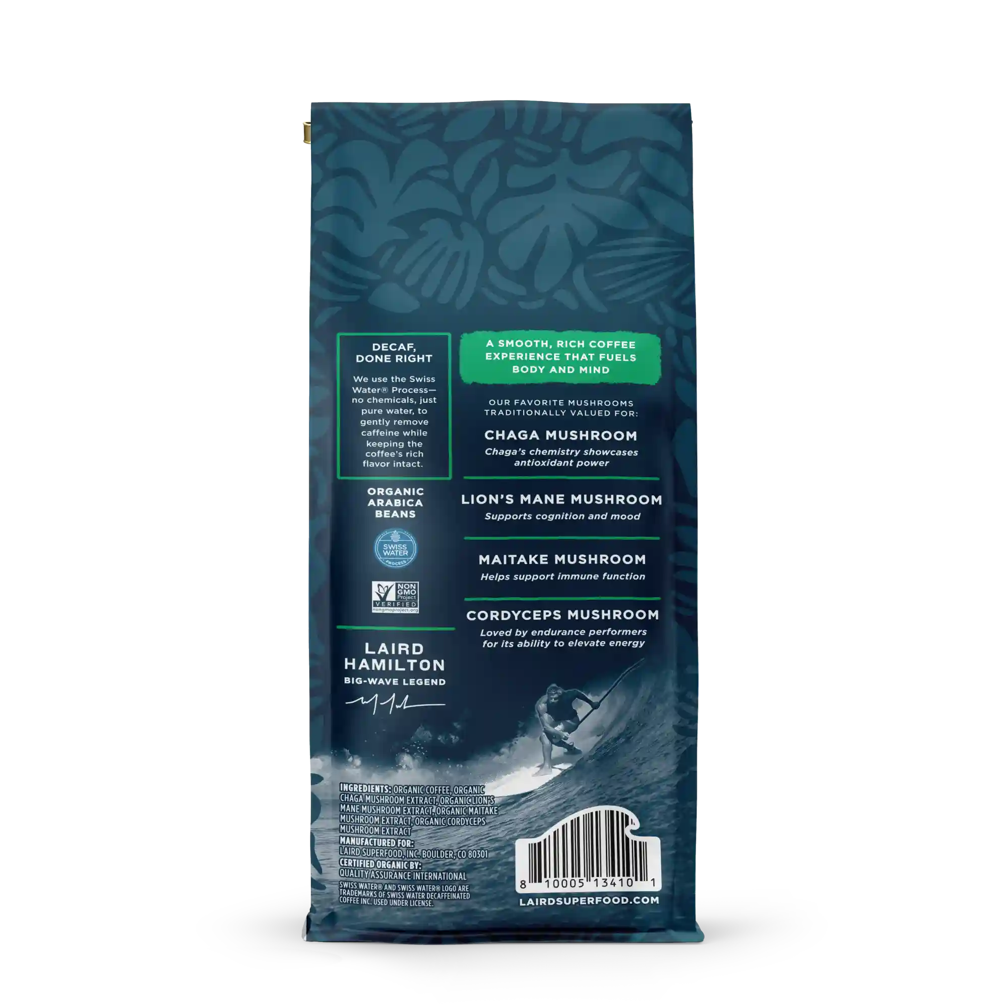 Organic Decaf Perform Functional Mushroom Ground Medium Roast Coffee