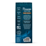 Organic Peruvian Dark Roast Ground Coffee