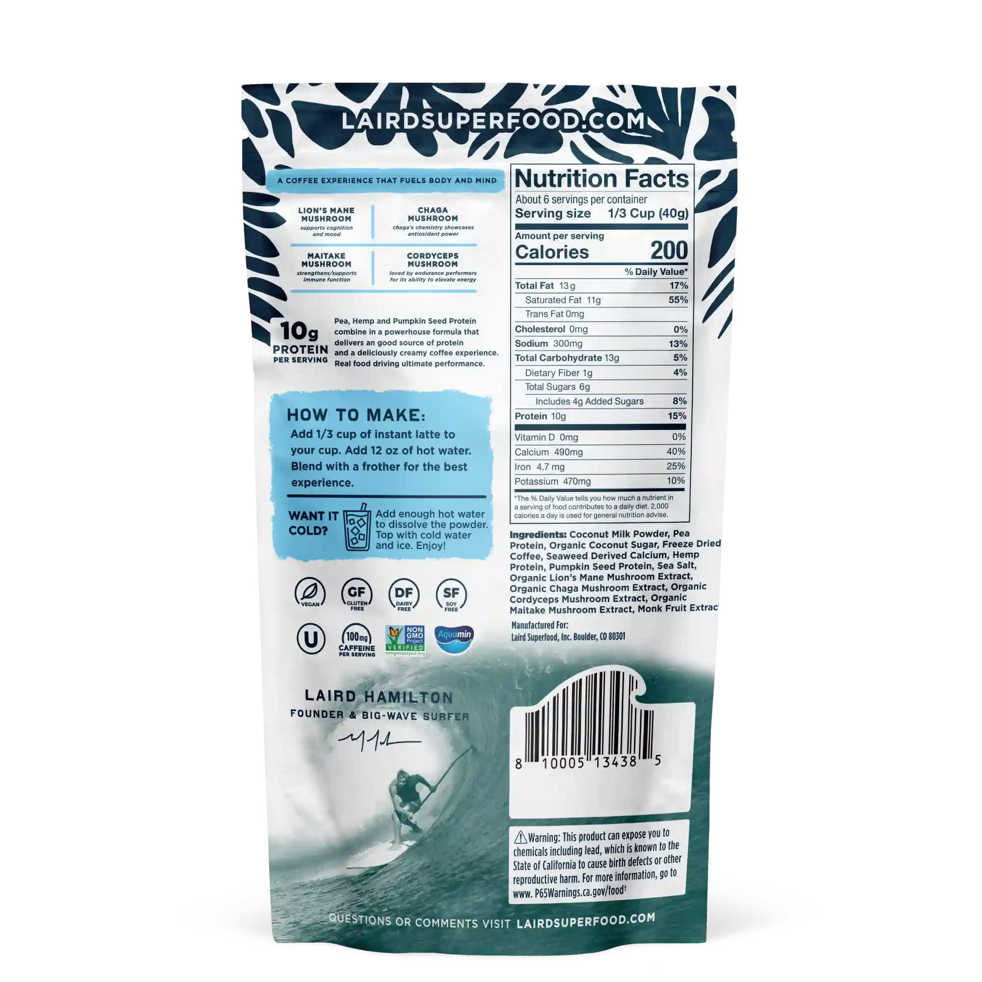 Protein Instant Latte