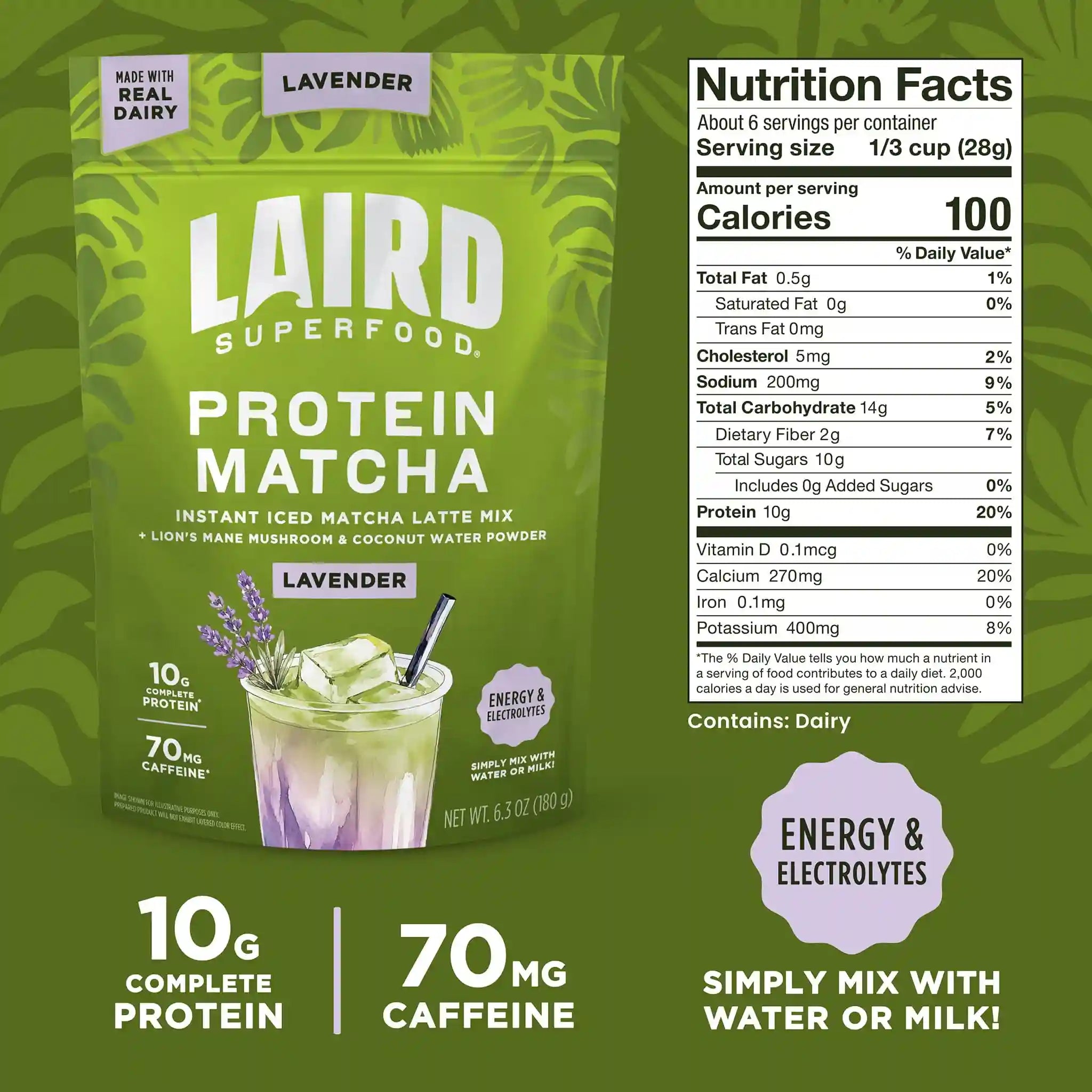 Lavender - Protein Matcha