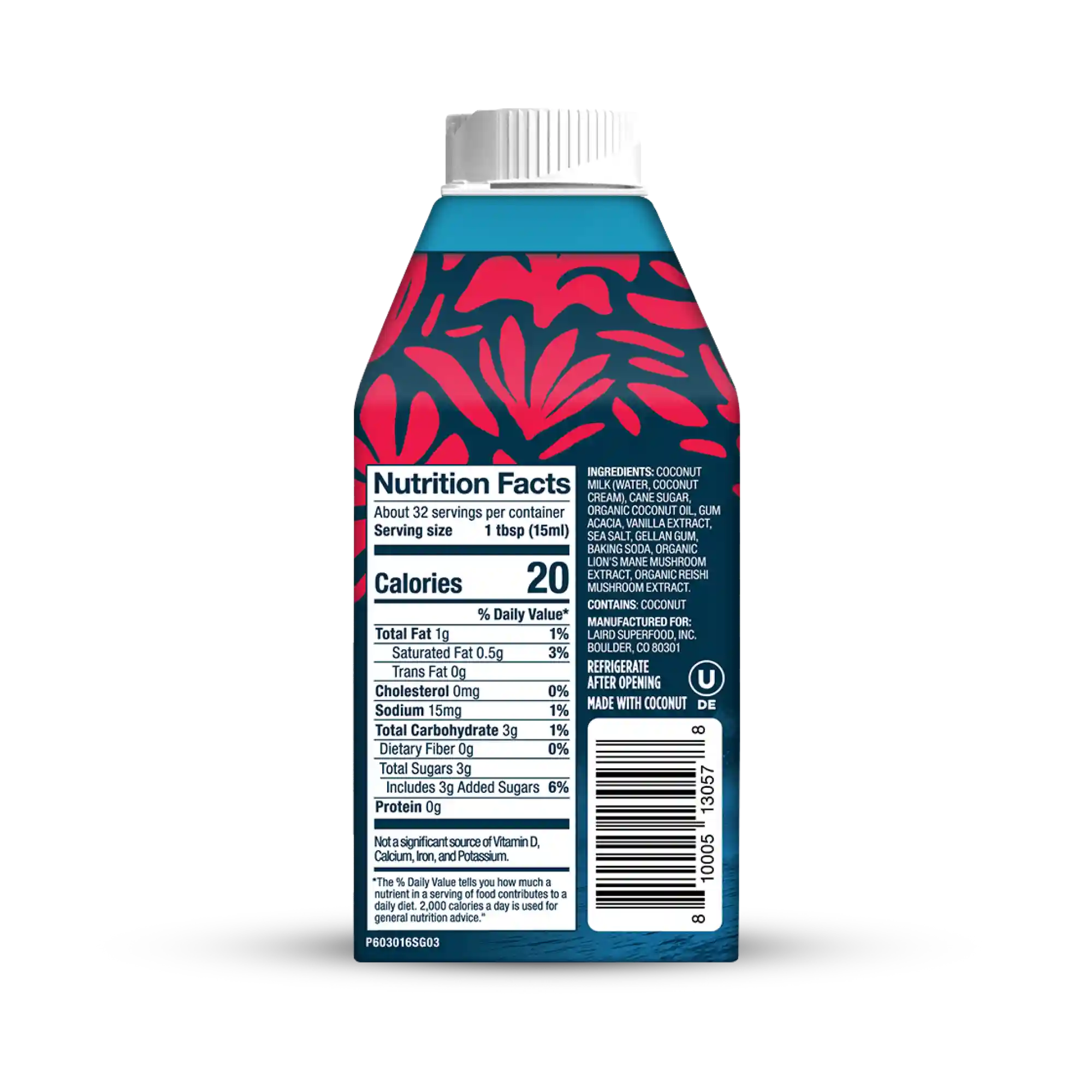 Vanilla Liquid Superfood Creamer with Adaptogens
