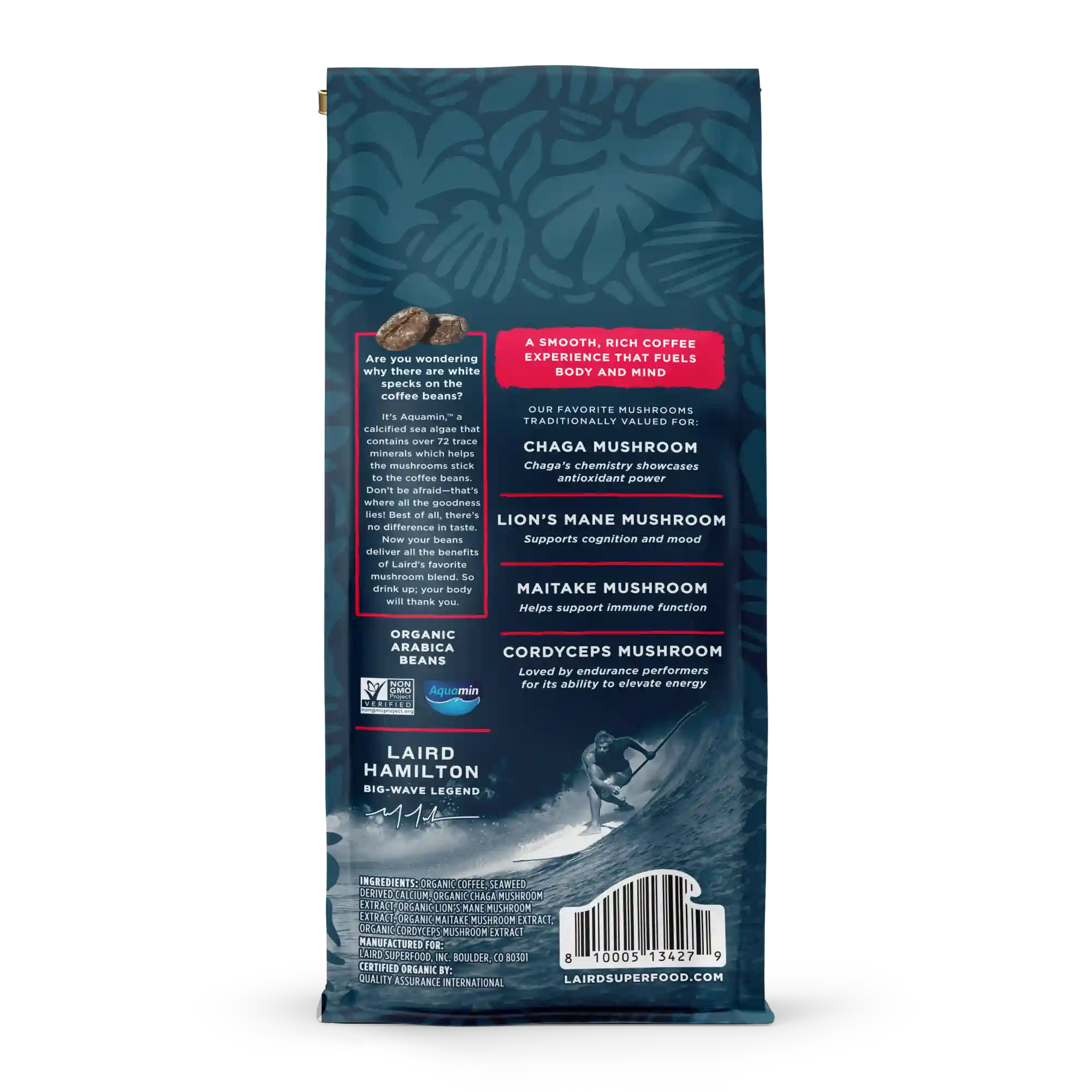Organic Perform Functional Mushroom Whole Bean Medium Roast Coffee